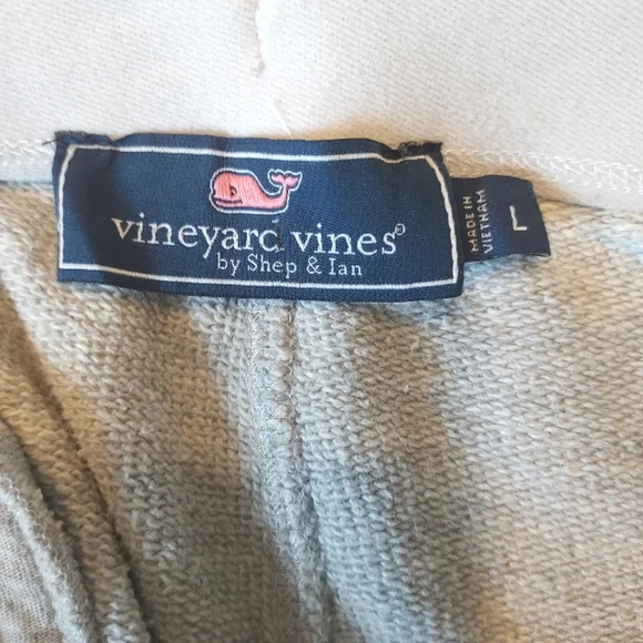 Vineyard Vines GRAY Sweatpants Front Whale Logo Pockets - Picture 4 of 7